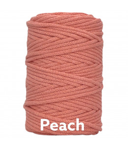 Peach 5mm Braided Cotton...