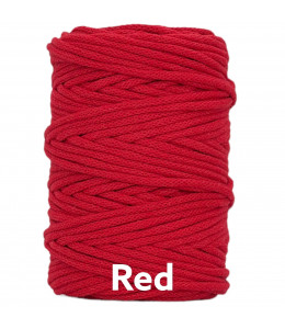 Red 5mm Braided Cotton Cord...