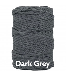 Dark Grey  5mm Braided...