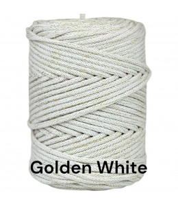 Golden White 5mm Braided...