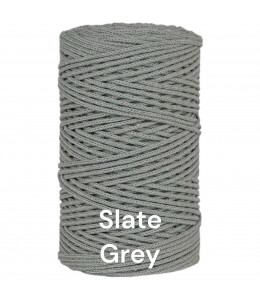 Slate Grey - 2mm Braided...